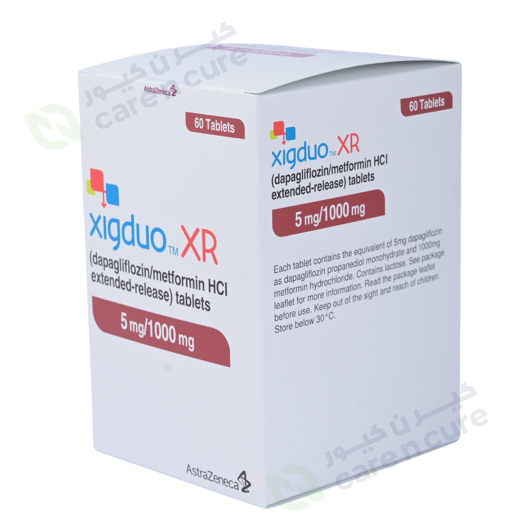 Xigduo Xr Tablets 5mg/1000mg Tablets 60 Pieces