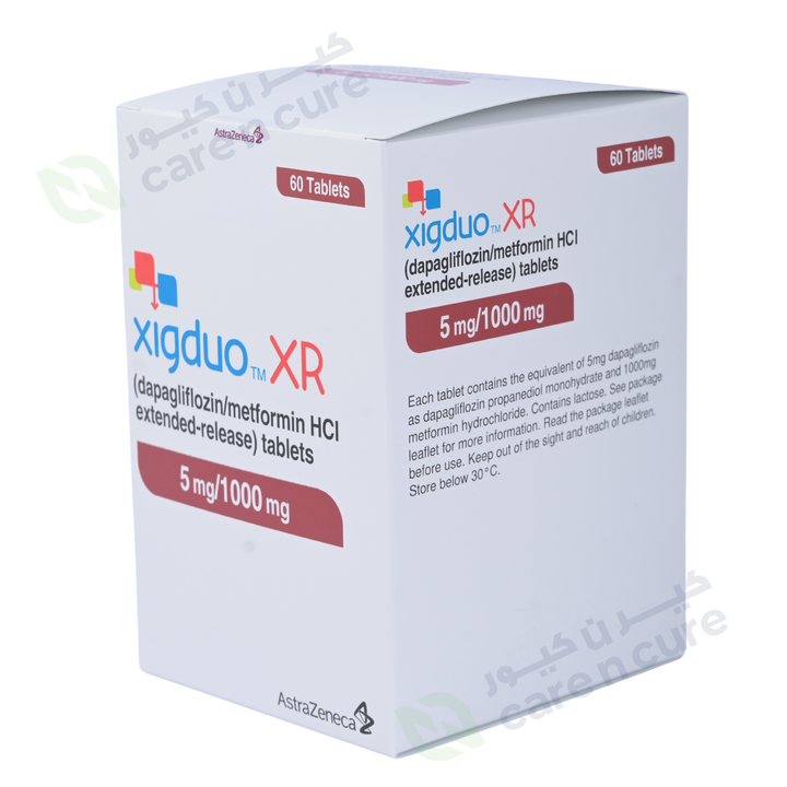Xigduo Xr Tablets 5mg/1000mg Tablets 60 Pieces