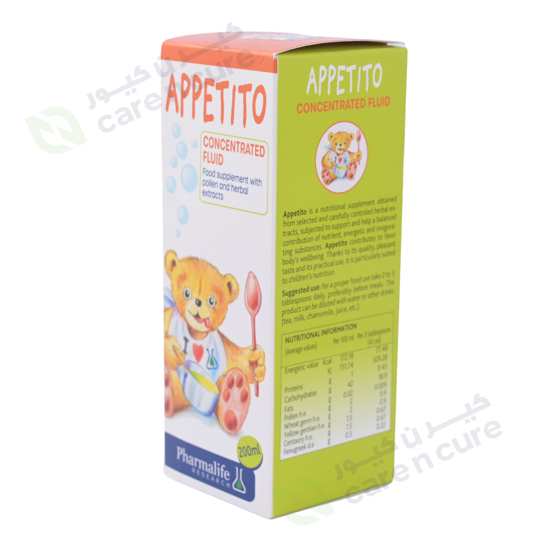 Appetito Syrup 200ml