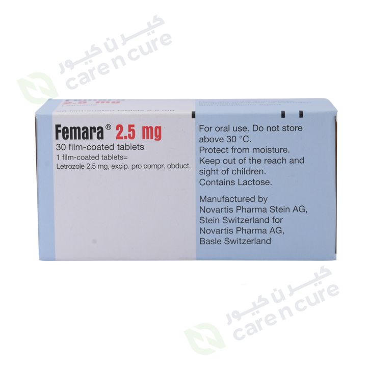 Femara 2.5mg Tablets 30 Pieces