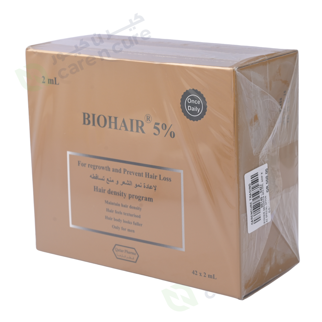 Biohair Organica 5% 2ml X 42