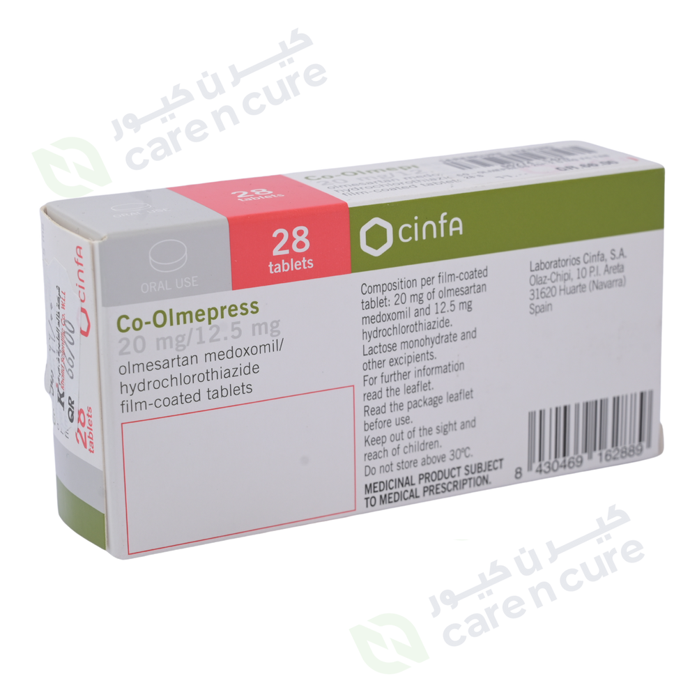 Co-Olmepress 20/12.5 mg Fc Tablets 28 Pieces