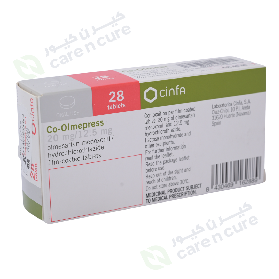 Co-Olmepress 20/12.5 mg Fc Tablets 28 Pieces