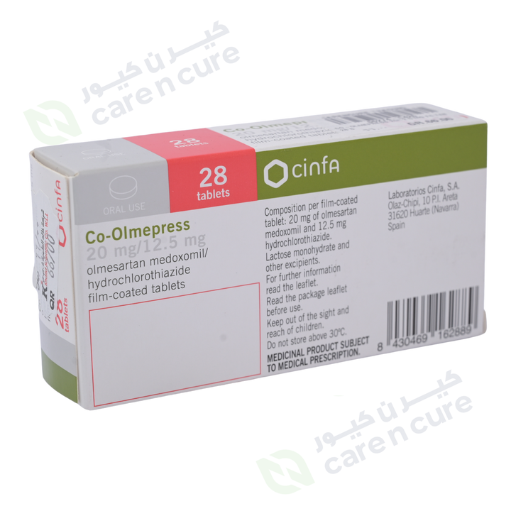 Co-Olmepress 20/12.5 mg Fc Tablets 28 Pieces