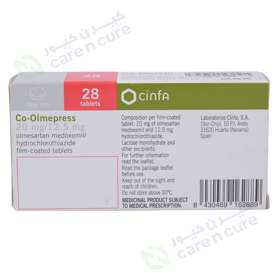 Co-Olmepress 20/12.5 mg Fc Tablets 28 Pieces