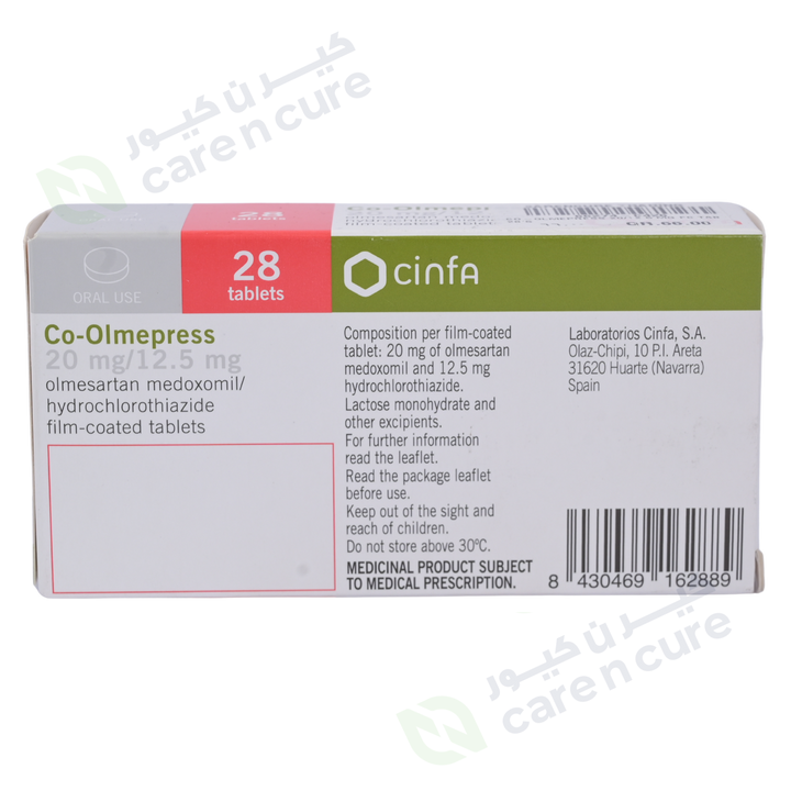 Co-Olmepress 20/12.5 mg Fc Tablets 28 Pieces