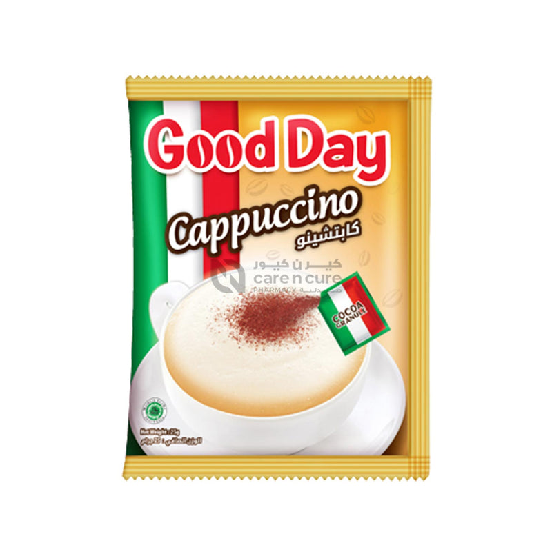 Good Day Instant Coffee Cappuccino 3 In 1 Bag 25gm - 20 sachets