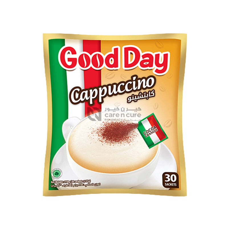 Good Day Instant Coffee Cappuccino 3 In 1 Bag 25gm (30&