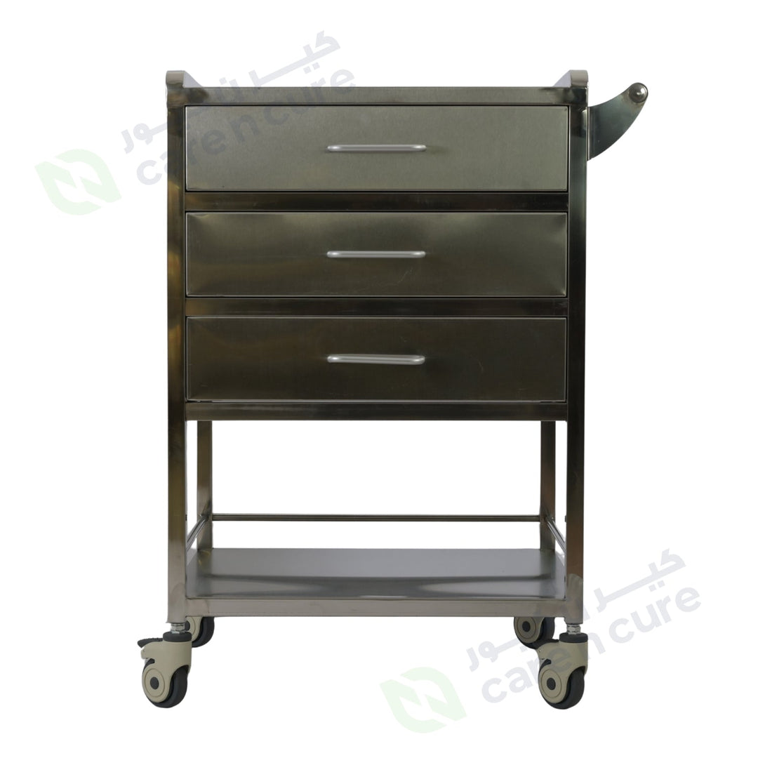 Medica Dressing Trolly Three Drawer [304] (58 X 48 X 88)