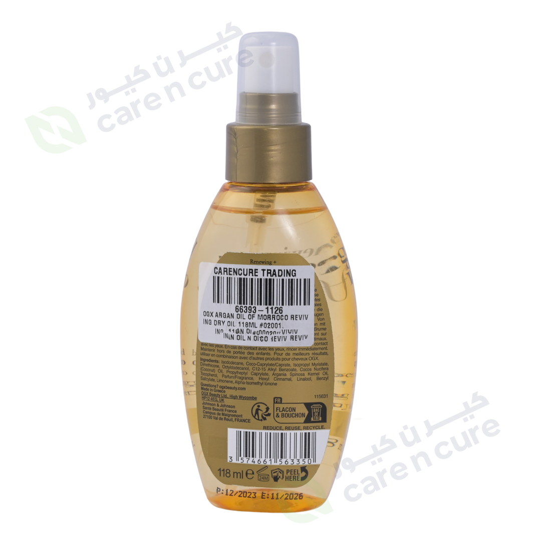 Ogx Argan Oil Of Morroco Reviving Dry Oil 11