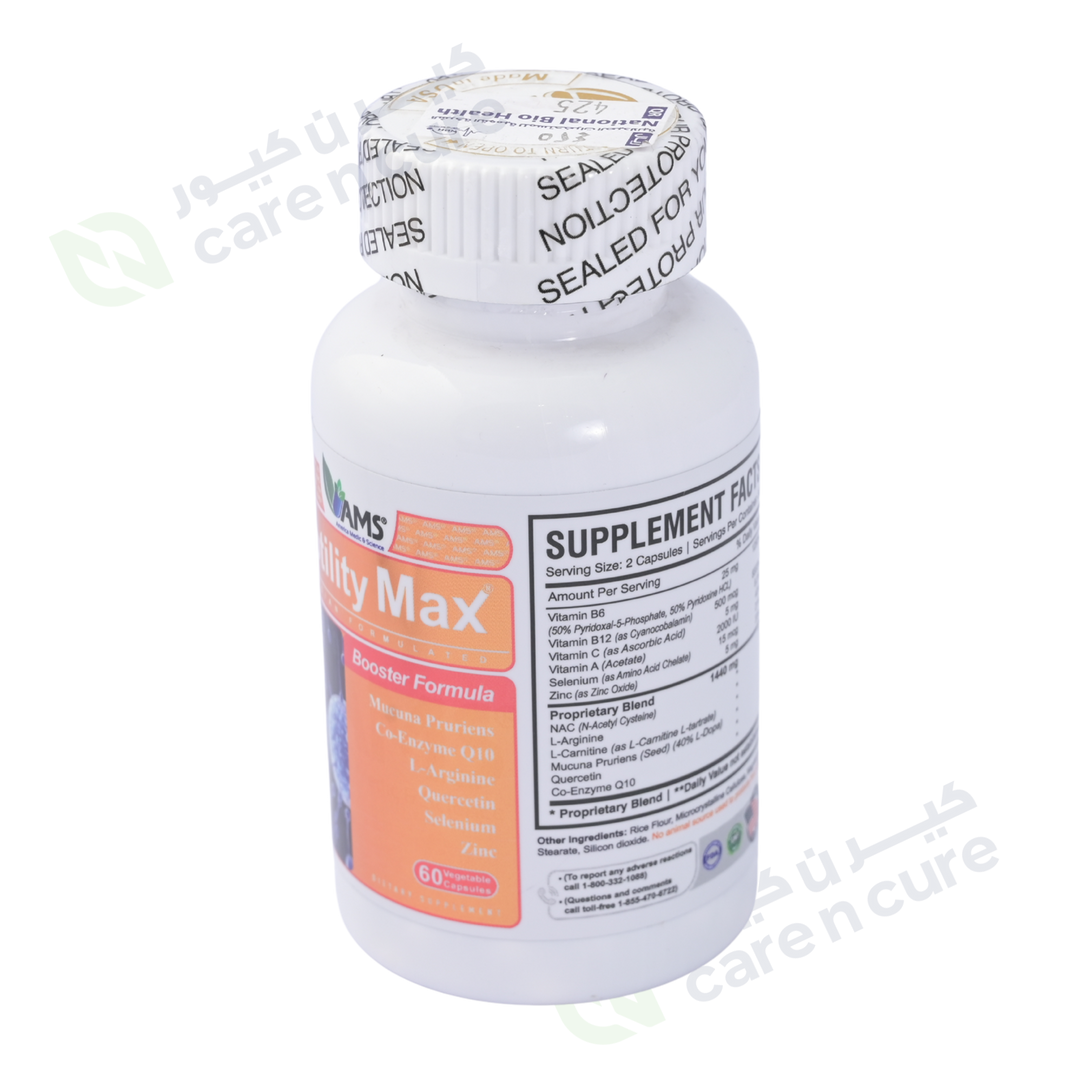 AMS Motility Max 60 Capsules