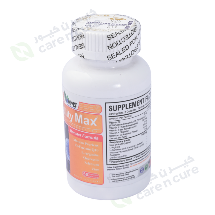 AMS Motility Max 60 Capsules