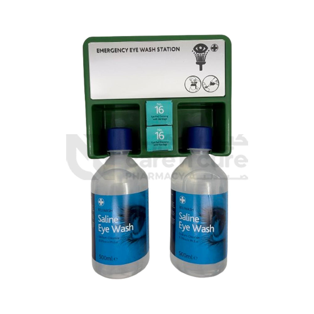 Reliwash Eye Wash Station 500 ml X 2