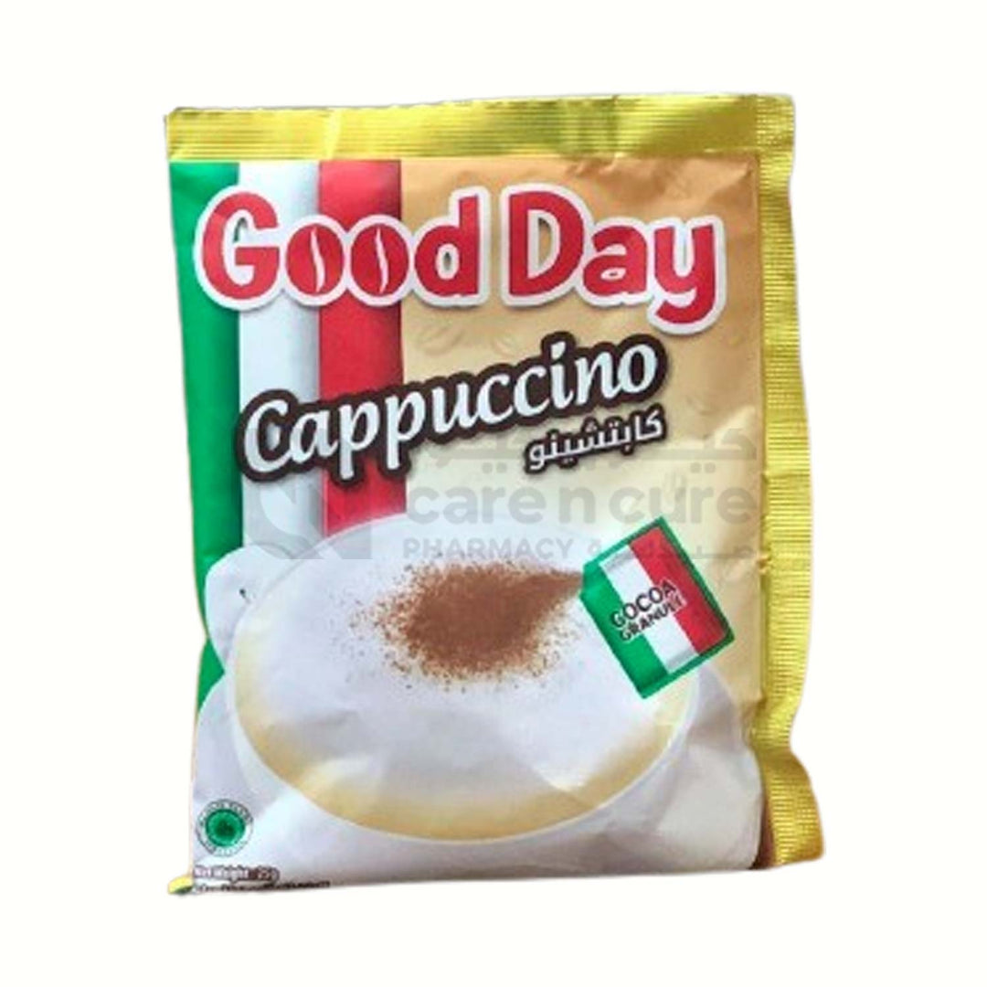Good Day Inst Coffee Cappuccino 3 In 1 5 Pieces 25gm 2 Pieces Offer