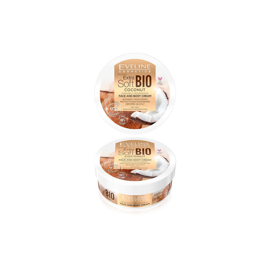 Eveline Extra Soft Bio Coconut Intens Nourish Face And Body Cream 175ml [F]