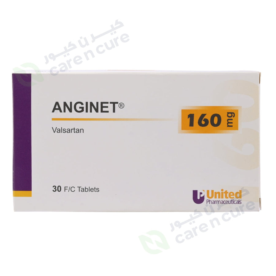 Anginet 160Mg Film Coated Tablet 30 pieces