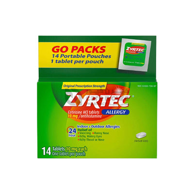 Zyrtec Plus Tablets 14 Pieces