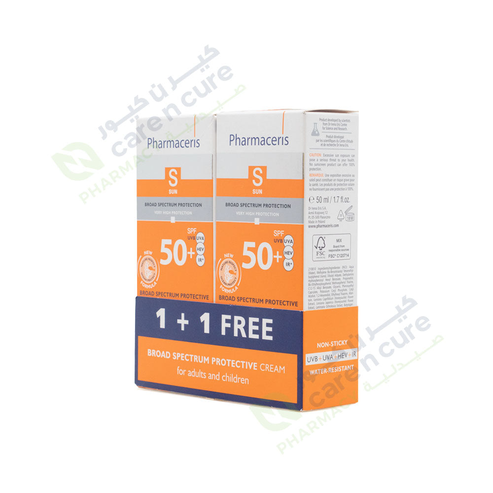 Ph: Ceris Broad Spectrum Sun Prot Spf 50 Cream 50ml (1+1 Offer),