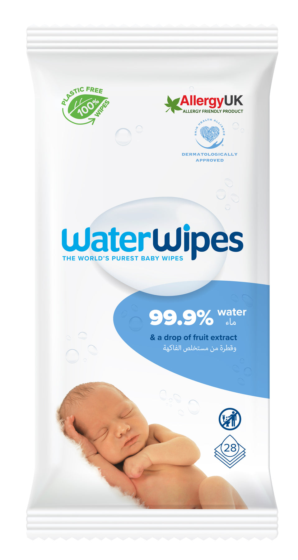 Buy Water Wipes Travel Pack 28 Pieces Online at Best prices in Qatar CarenCure pharmacy