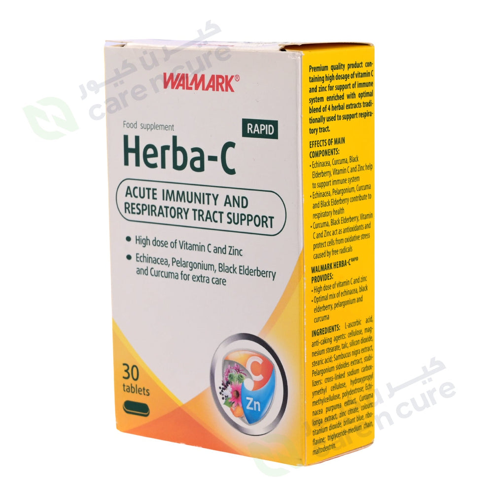 Walmark Herba-C Rapid 30 Pieces Tab
