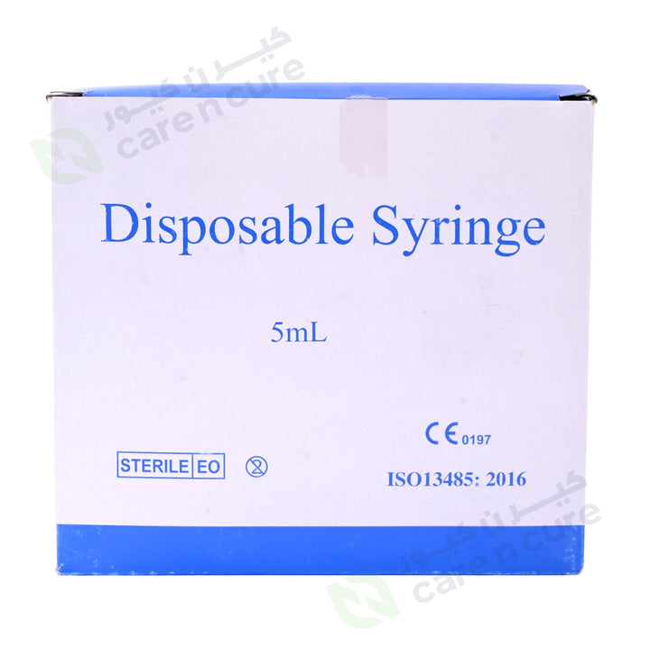 Disposable Syringe 24 gm 5 ml 100 Pieces