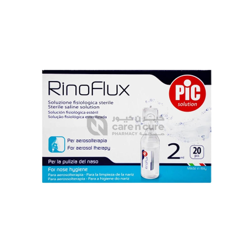 Buy Pic Rinoflux Saline Solution 5ml X 20 Pieces Online at Best prices