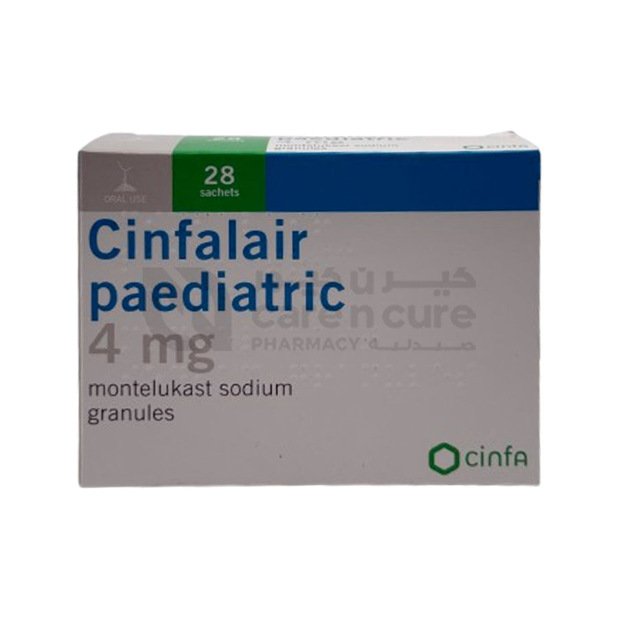 Cinfalair Pediatric Granules 4 mg 28 Pieces Sachets