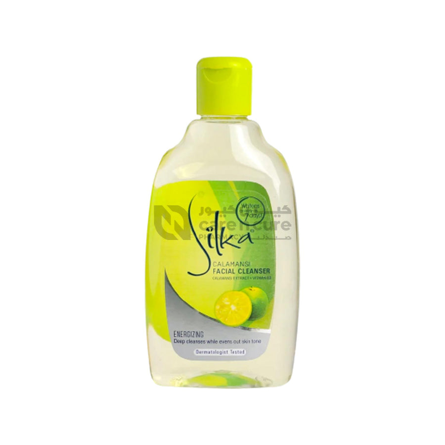 Silka Facial Cleanser Calamansi 150ml + Free Cotton