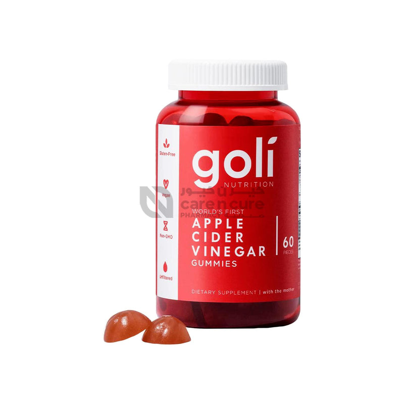 Buy Goli Apple Cider Vinegar Gummies 60 Pieces Online at Best prices in
