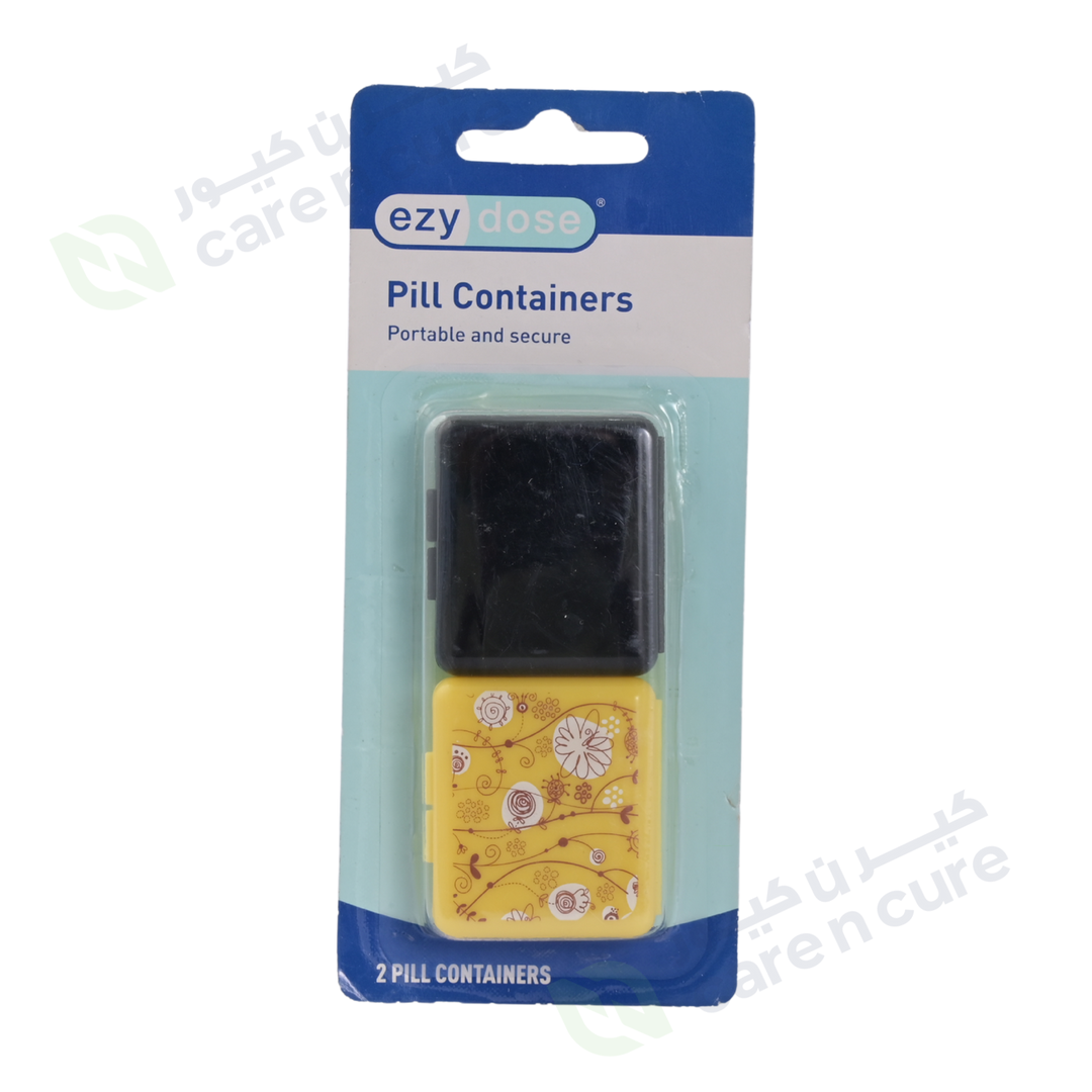 Ezy Dose Portable Pill Container 2 Pieces 67517