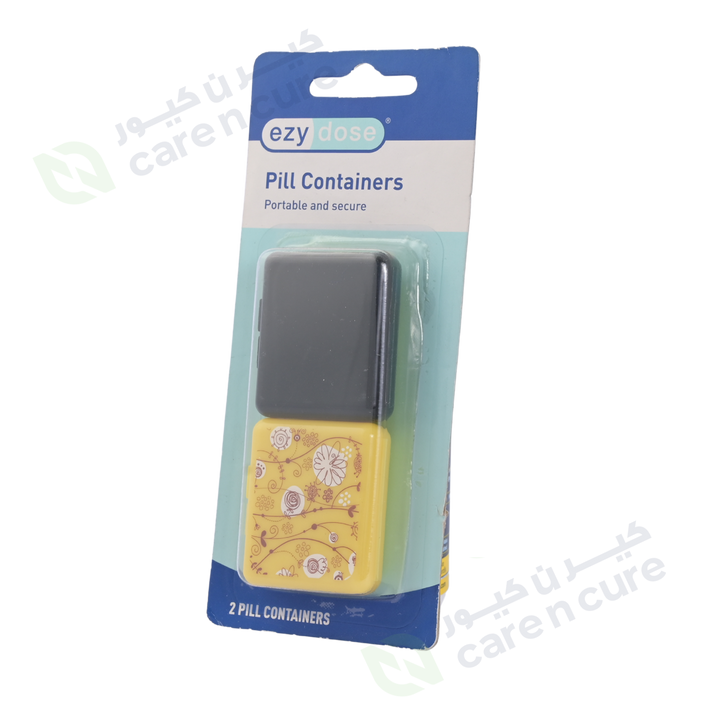 Ezy Dose Portable Pill Container 2 Pieces 67517