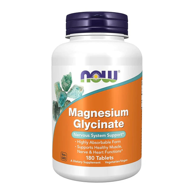 Now Magnesium Glycinate Tablets 180’s Now Magnesium Glycinate Tablets 180’s