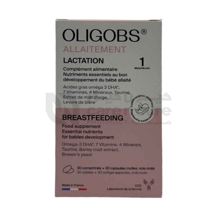 Oligobs Allaitement 30 Cap+ 30 Soft Gel