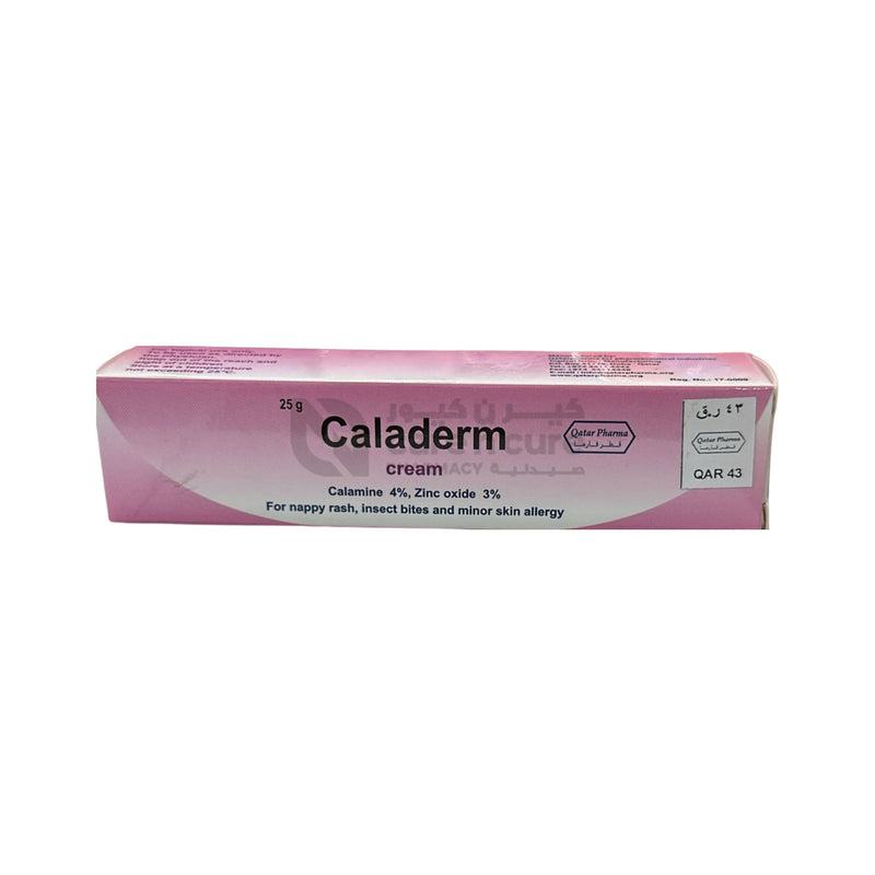 Caladerm Bowder Buy Caladerm Cream 25gm Online at Best prices in Qatar | CarenCure pharmacy