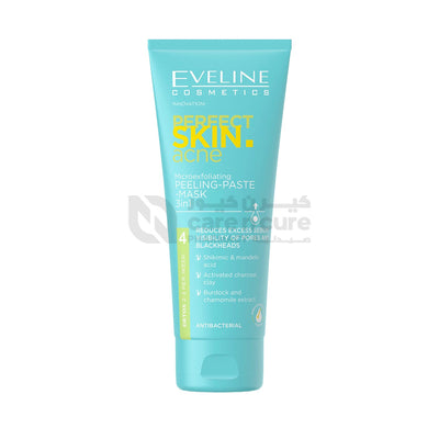 Eveline Perfect Skin Acne Peeling-Mask 3 In 1 75 ml