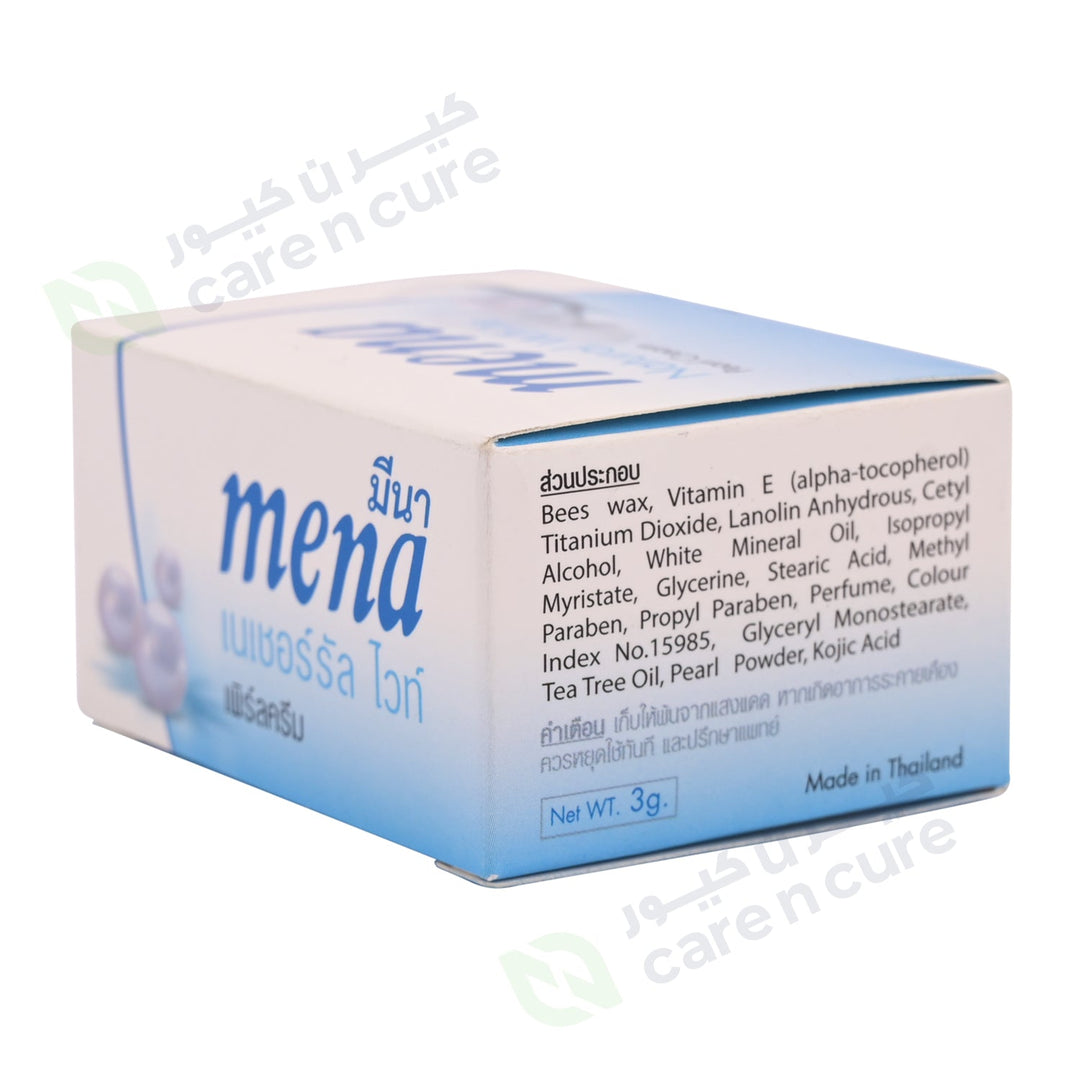 Mena Natural White Pearl Cream 3 gm