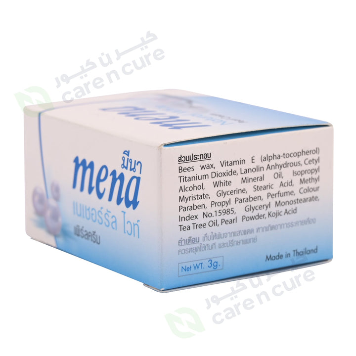 Mena Natural White Pearl Cream 3 gm