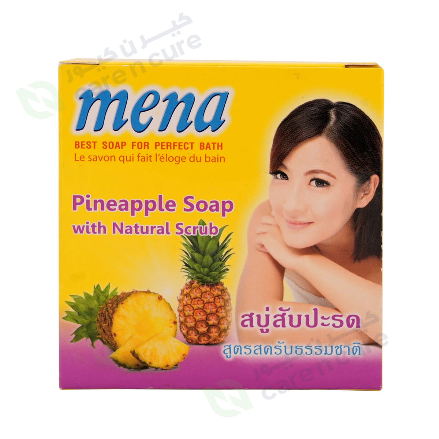Mena Pineapple Soap With Natural Scrub 150 gm