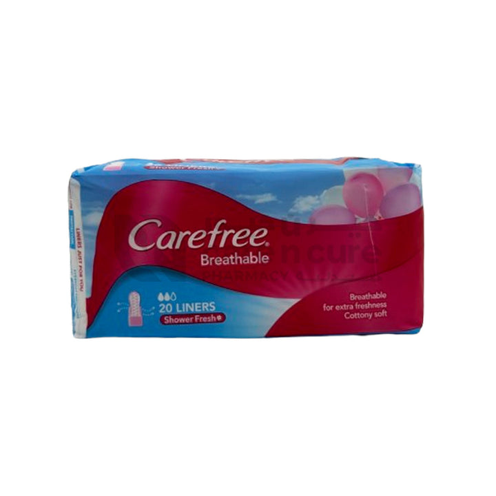 Carefree Breathable Panty Liner Np 20 Pieces
