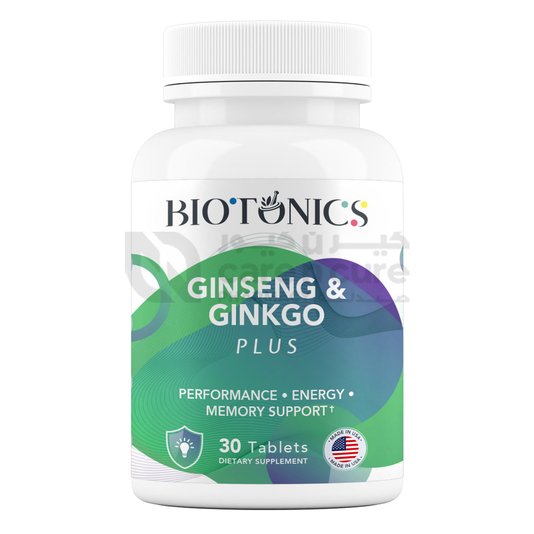 Biotonics Ginseng & Ginkgo Plus 30 Tablets