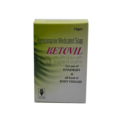 Vilco Ketovil (Ketoconazole Medicated Soap) - 75gm