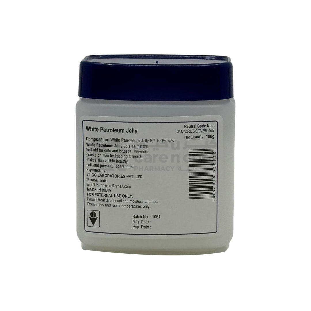 Vilco White Petrolium Jelly 100gm Vilco White Petrolium Jelly 100gm