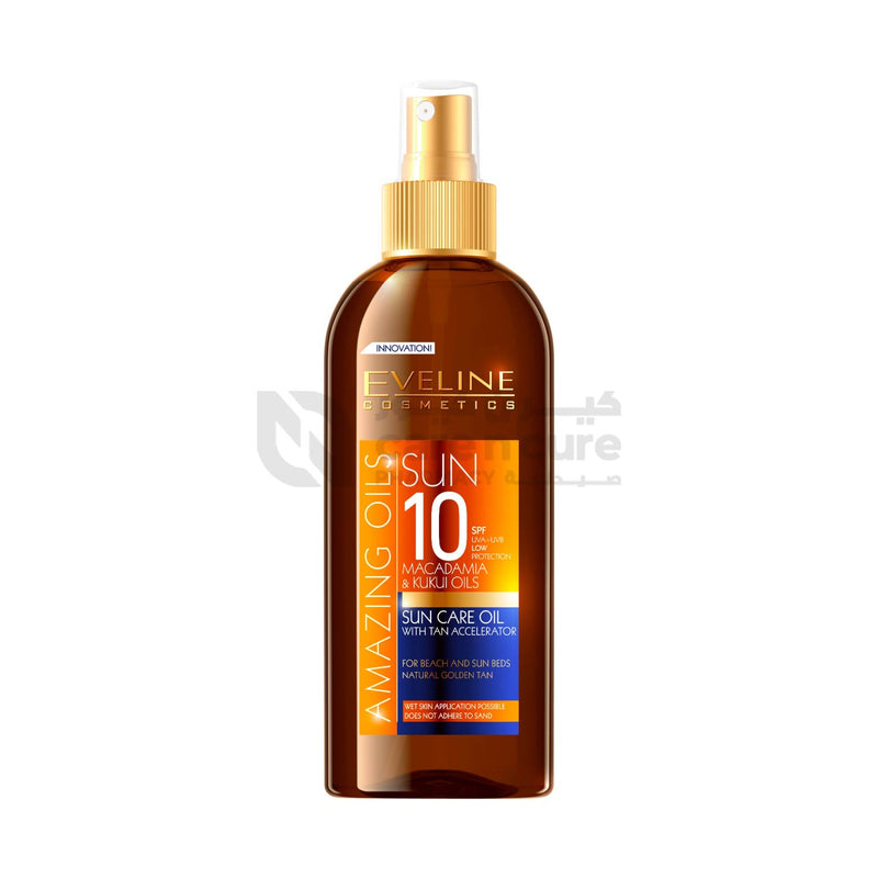 Eveline Amazing Oils Sun Care Oil Spf 10 150ml