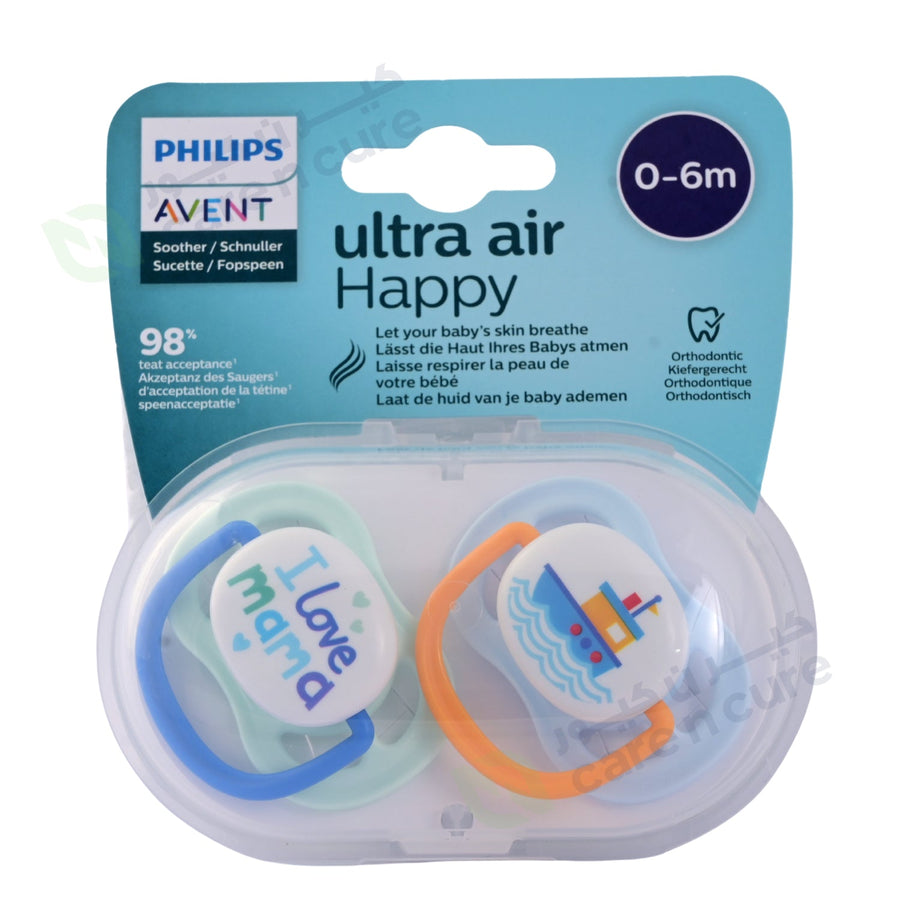 Philips Avent Sthr Sil Ultra Air 0- 6M Nt Girl X2