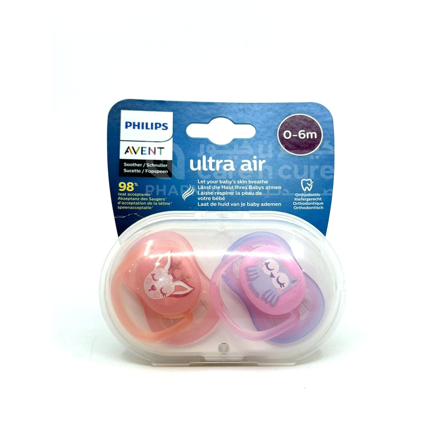 Philips Avent Sthr Sil Ultra Air Free Flow 0-6M Deco X 2