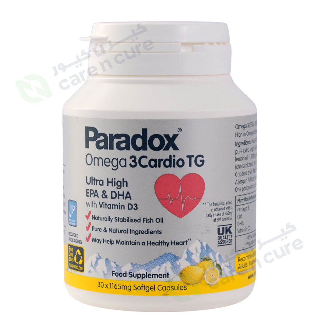 Paradox Omega 3 Cardio Tg 30 Pieces