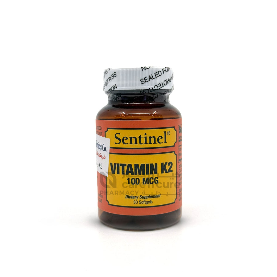 Sentinel Vitamin K2 100 Mcg Soft Gels 30 Pieces