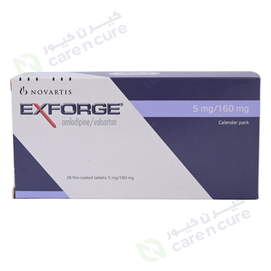 Exforge 5mg / 160mg 28 Pieces