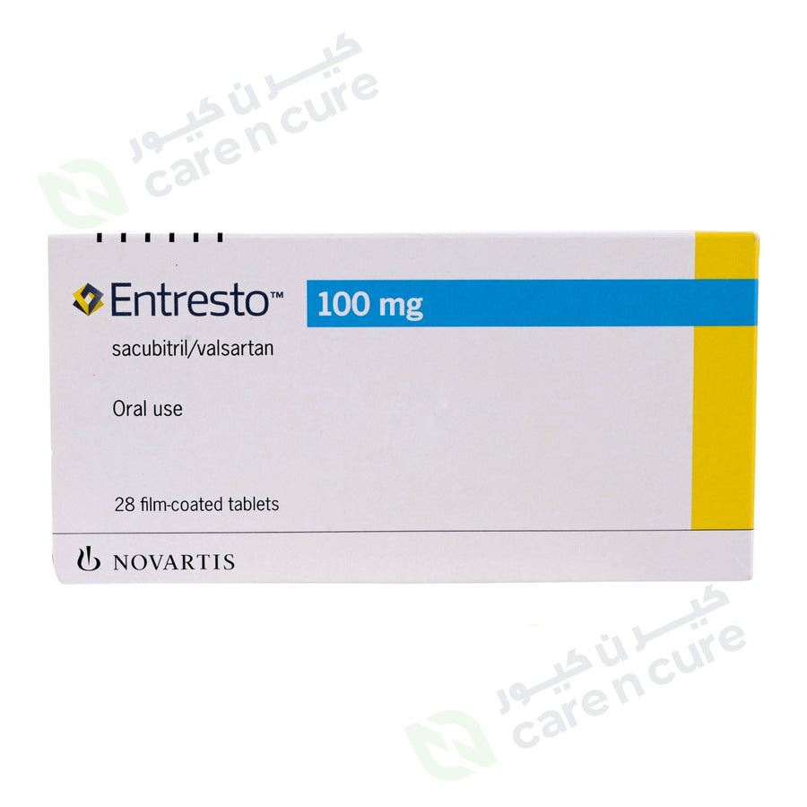 Entresto 100 mg Film Coated Tablet 28 Pieces