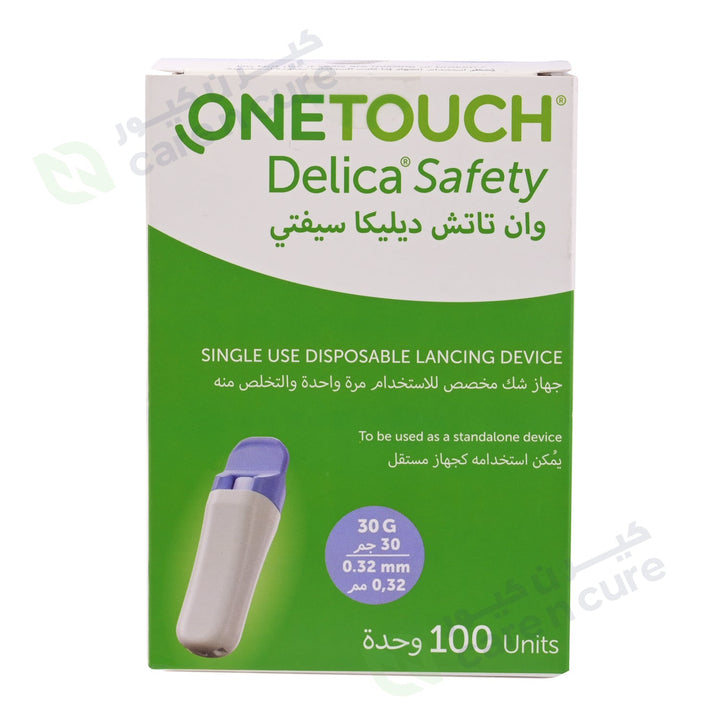 One Touch Delica Safety Lancet 100 Pieces